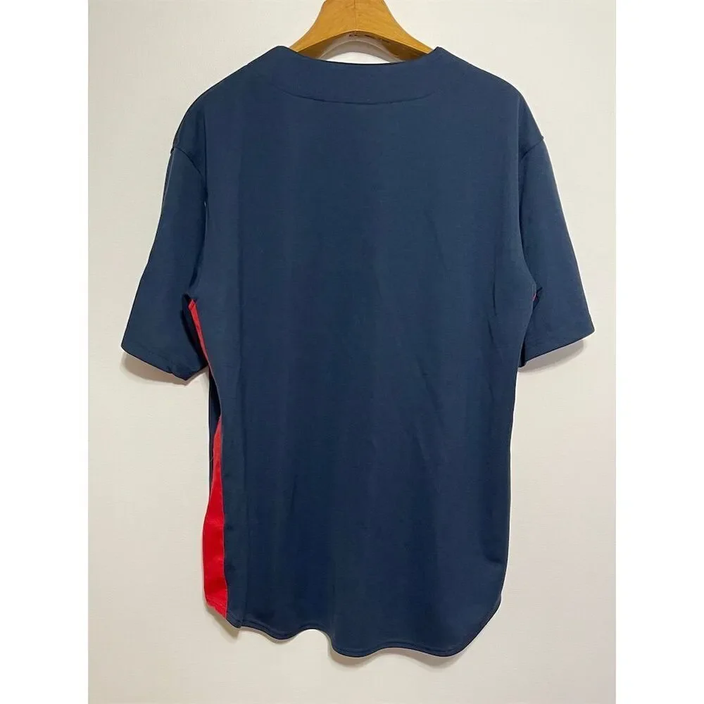Cleveland Indians MLB Jersey Men's XL Blue Majestic Baseball